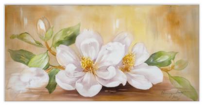 Magnolias Painted Piece